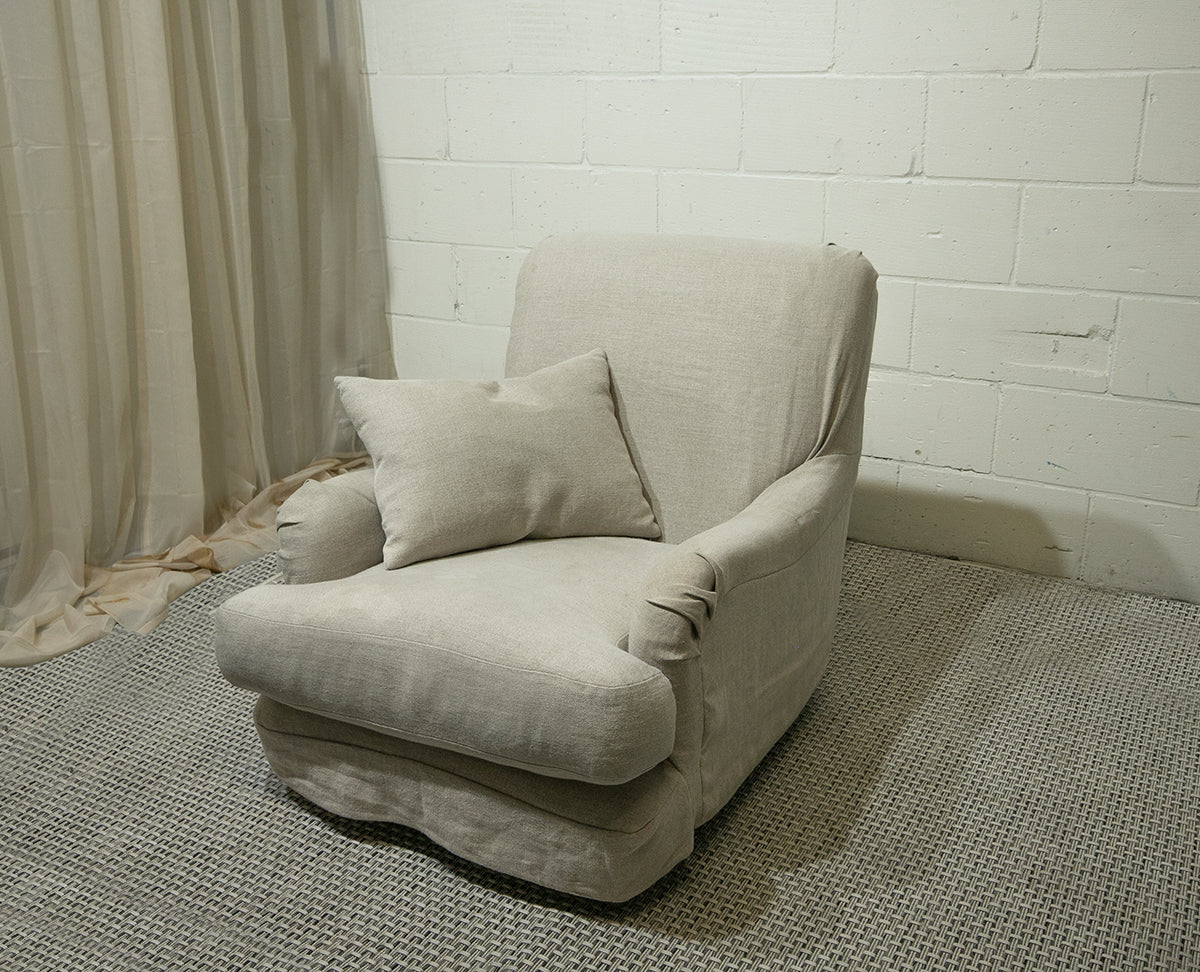 High Quality Linen Loaf Jonesey Sofa and Armchair