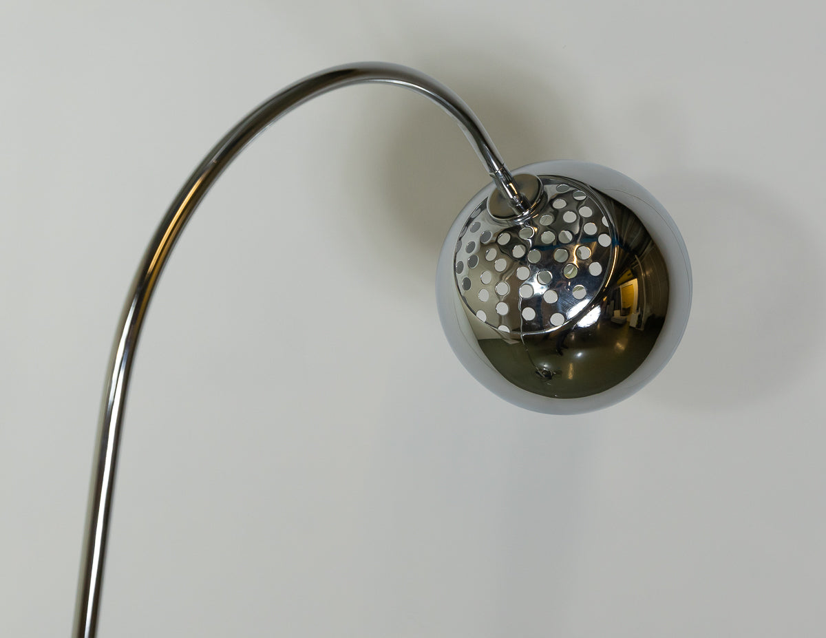 Modern Arched Chrome Floor Lamp