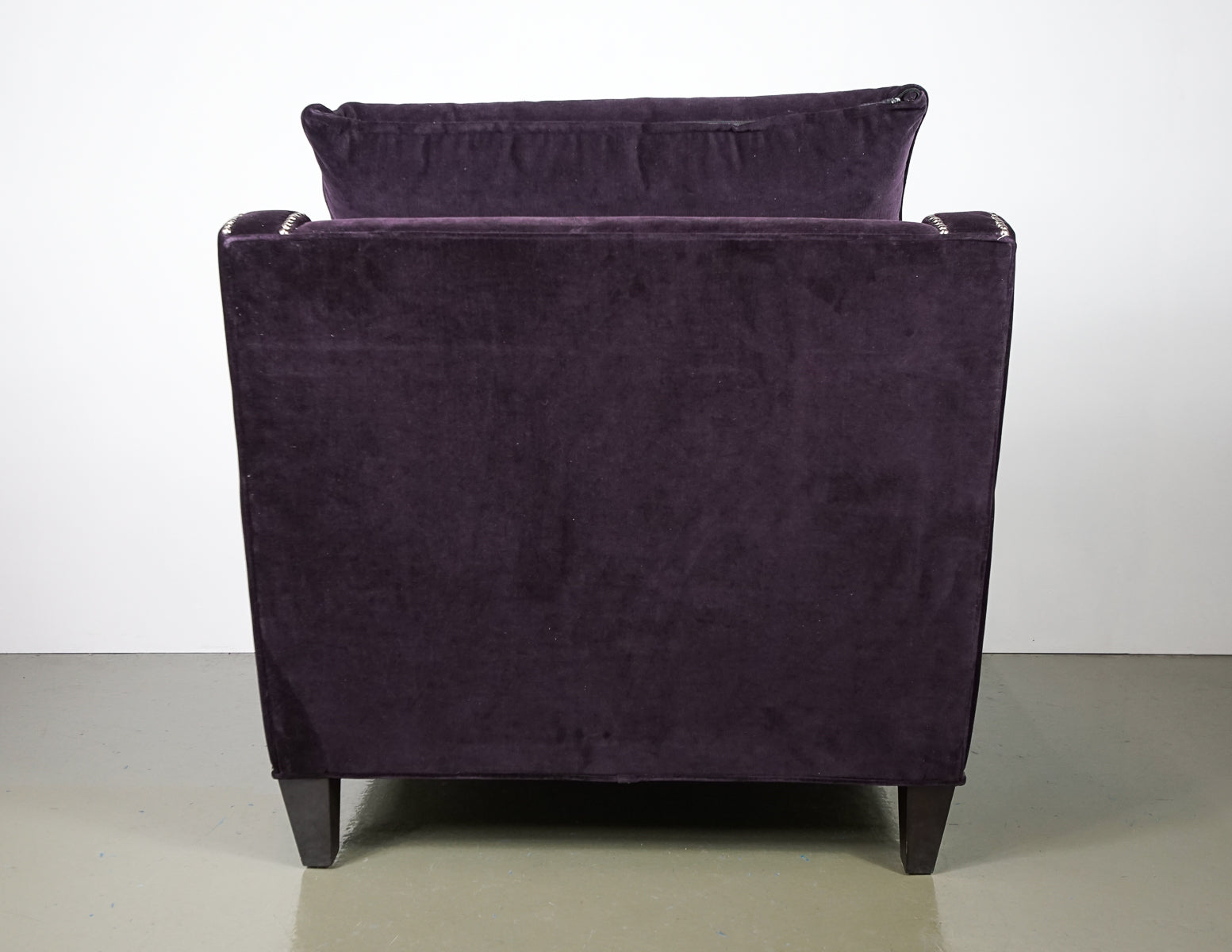 (Fast No-Contact Delivery) Z Gallerie Studded Velvet Armchair