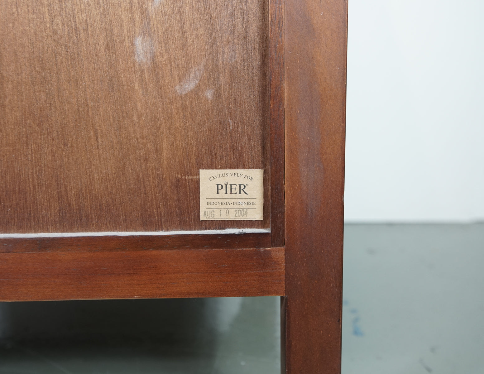 Pier1 Sliding Pin Lock Cabinet