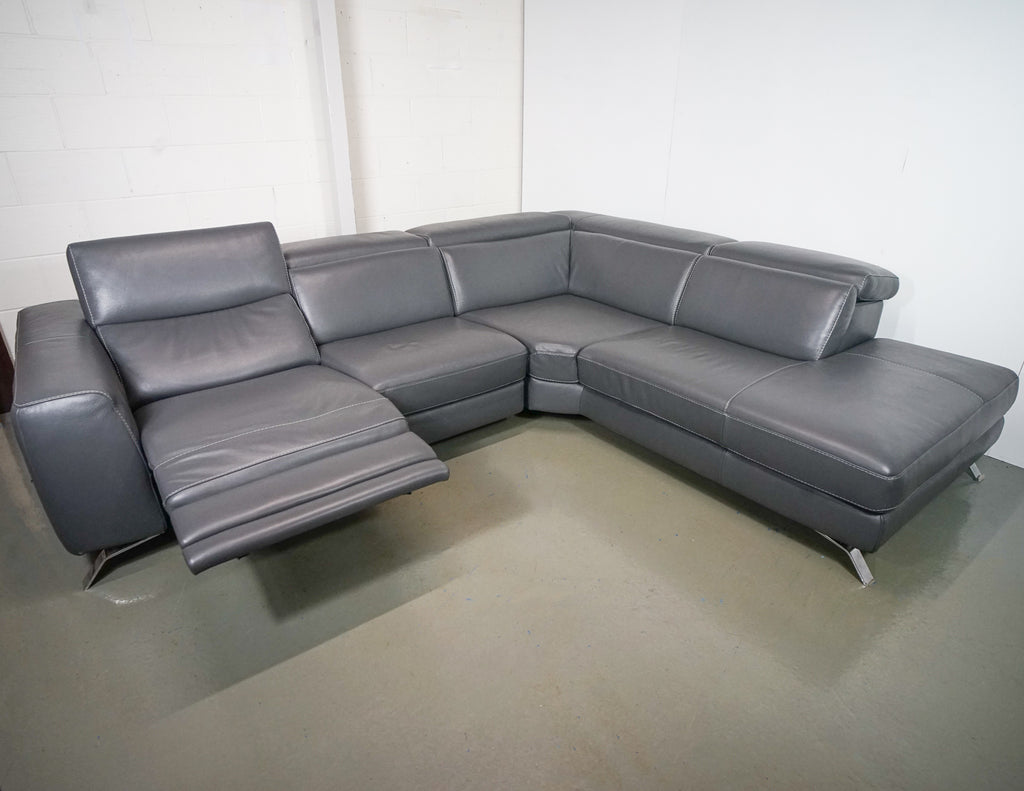 Natuzzi Volante Pesca Recliner Sofa