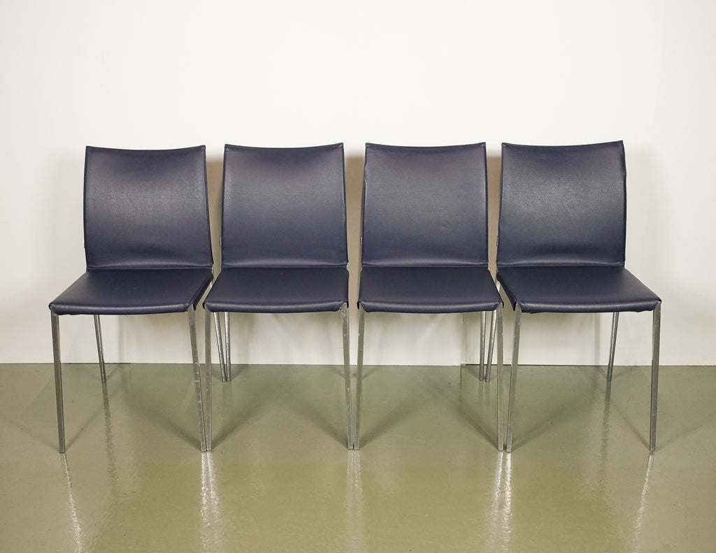 Zanotta Aluminium Chairs (4 units)