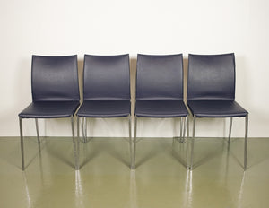 Zanotta Aluminium Chairs (4 units)