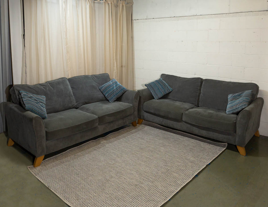 Two Identical Sofa Workshop Three Seater Sofas