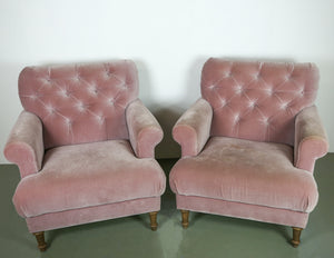 Sofa.com Upholstered Blush Pink Armchairs