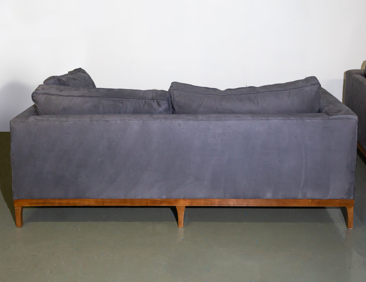 Sofa Design Custom Built Velvet and Wooden Corner Sofa