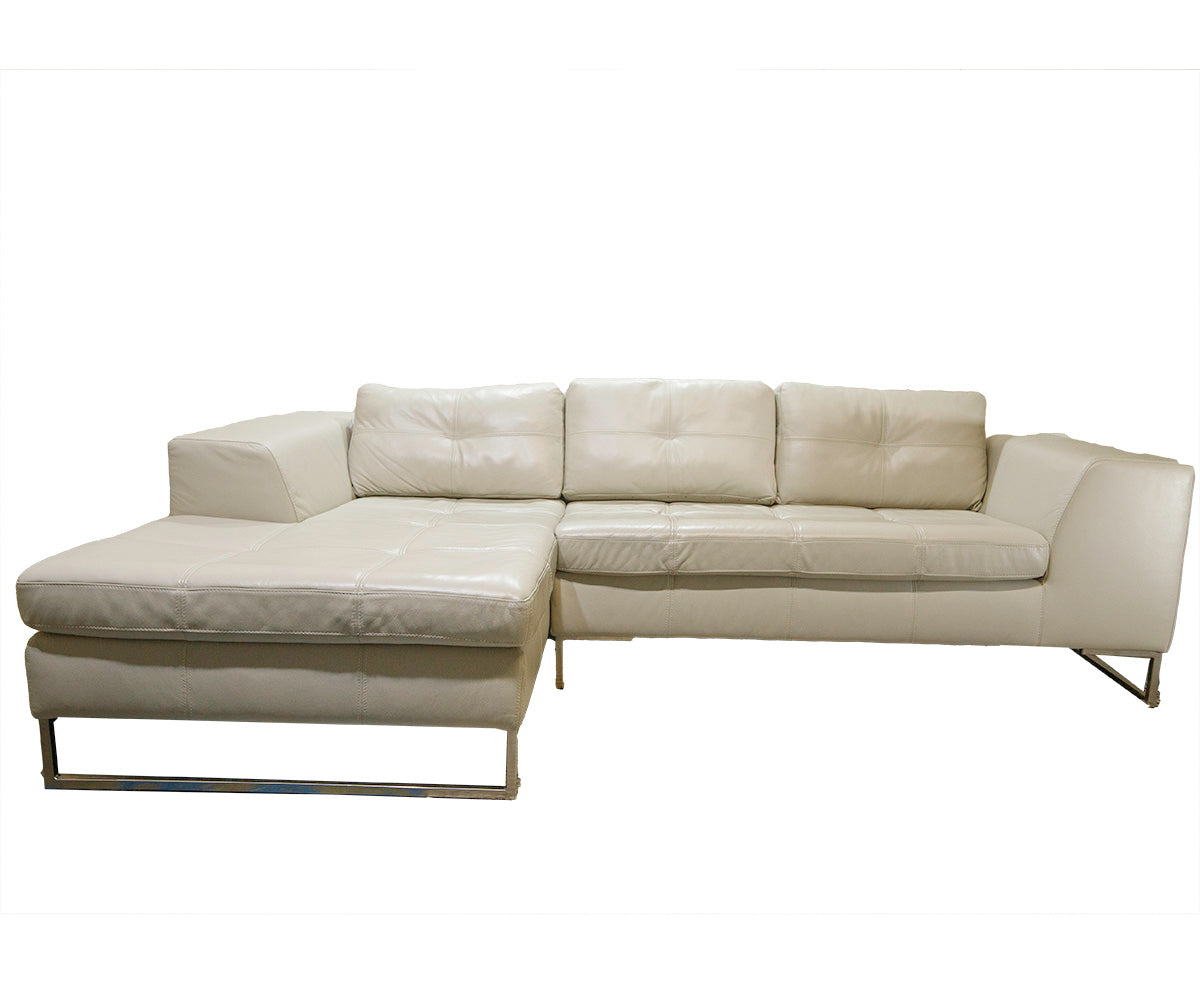 Leather Dwell Vienna Chaise Sofa