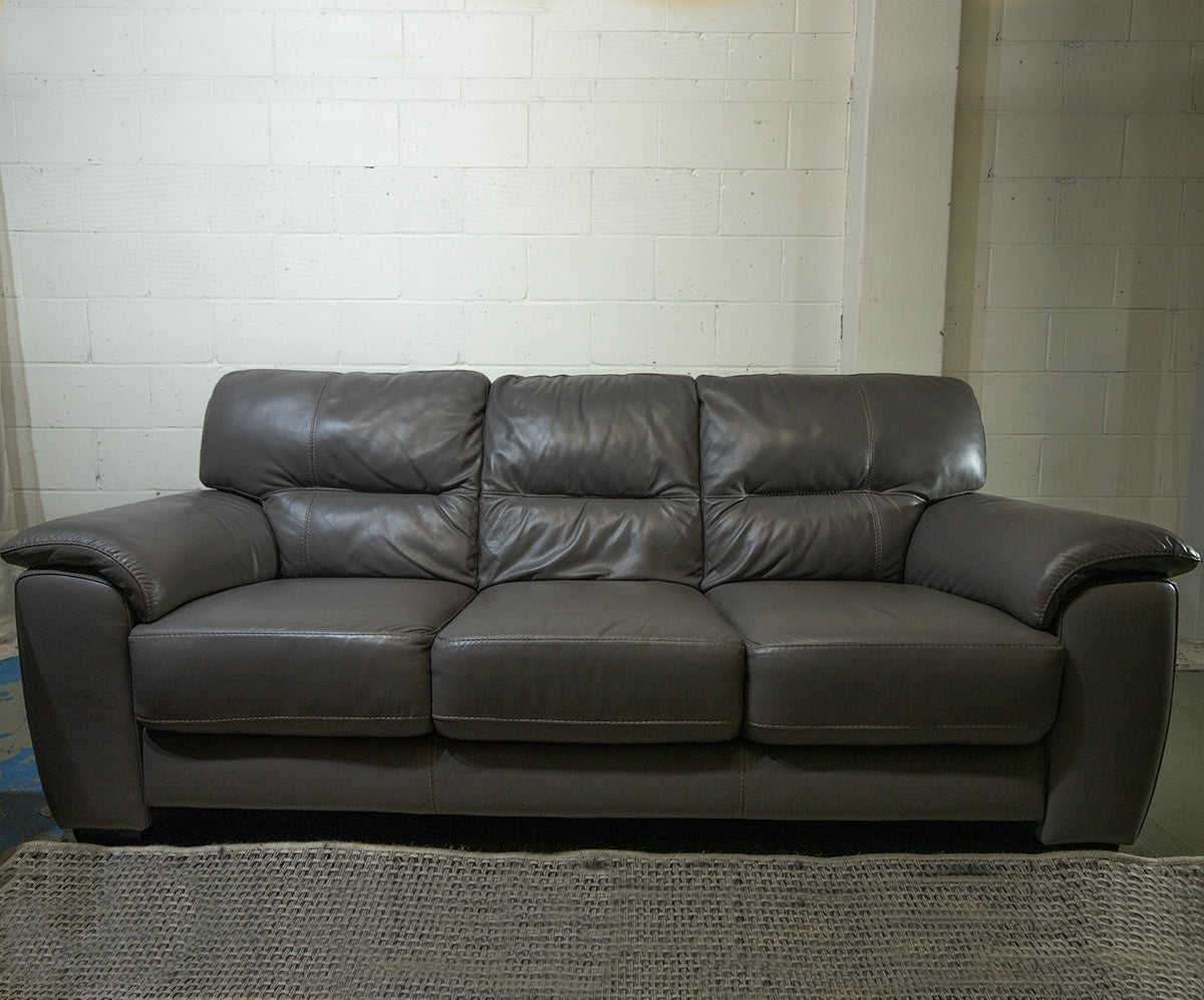 Furniture Village Leather Sofa Set