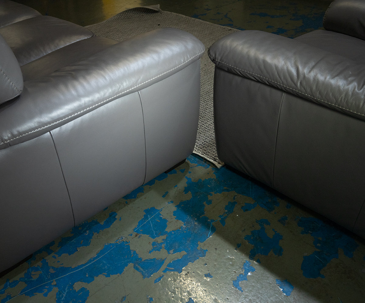 Furniture Village Leather Sofa Set