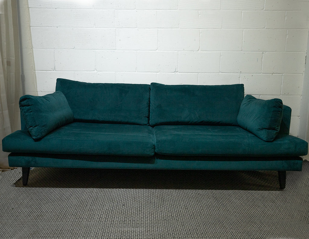 Lombok Three Seater Velvet Sofa