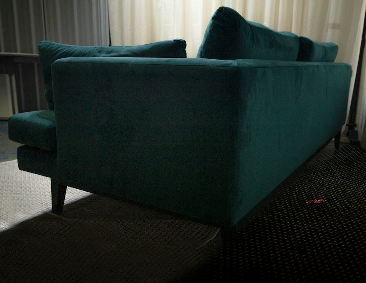 Lombok Three Seater Velvet Sofa