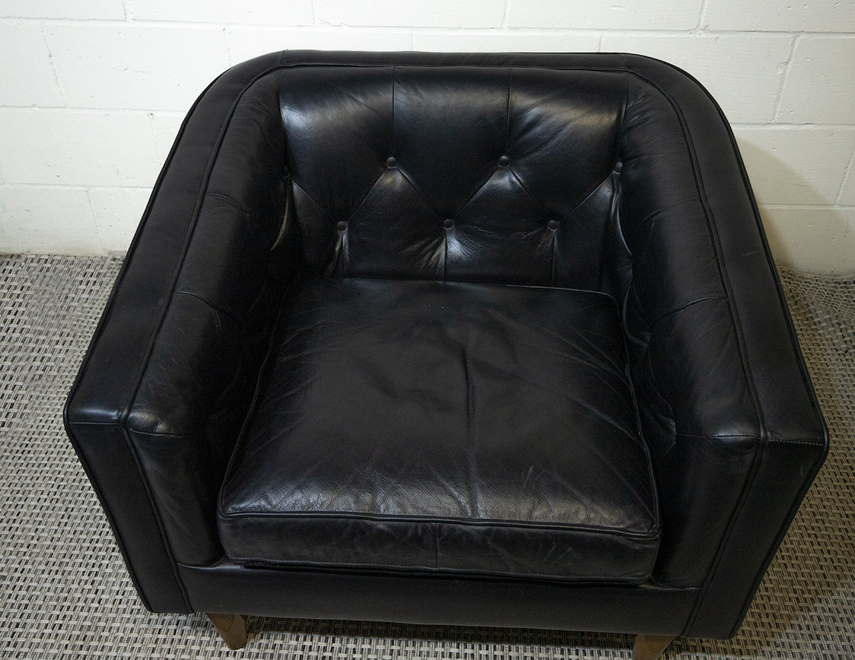 House of Fraser Leather Sofa Set