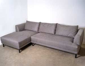 Made.com Bowery Left-hand Chaise Sofa in Grey
