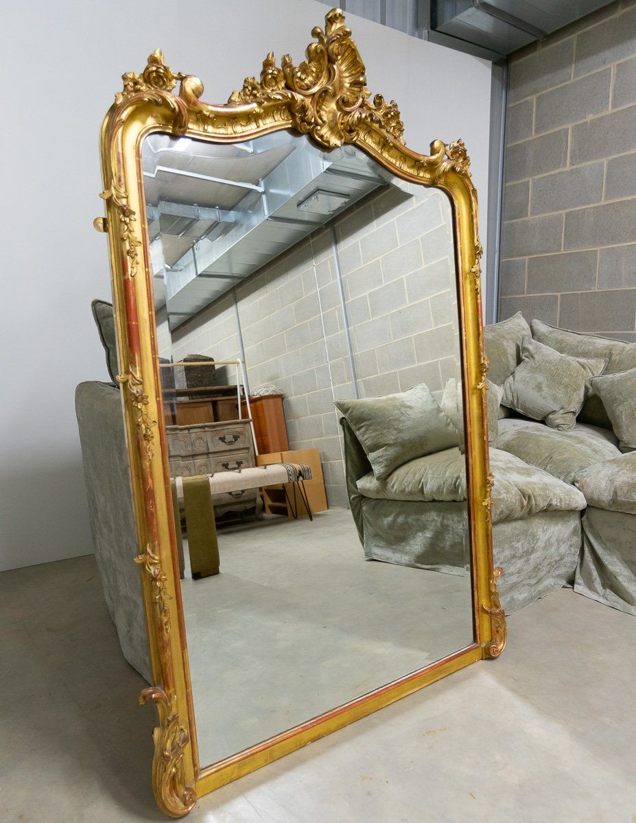 Gorgeous and Timeless 19th Century Lassco Antique Mirror