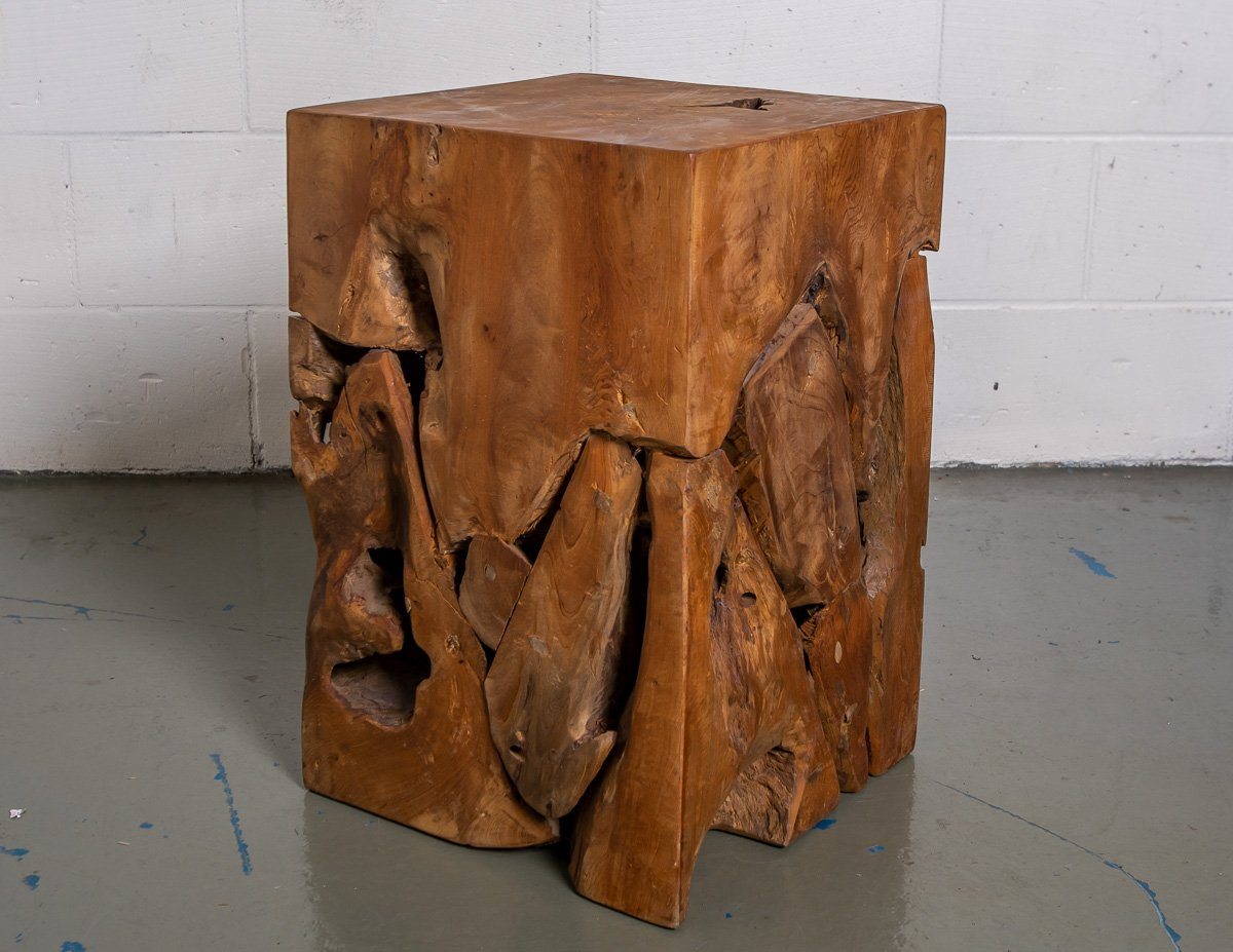 Solid wood RAFT Side Table