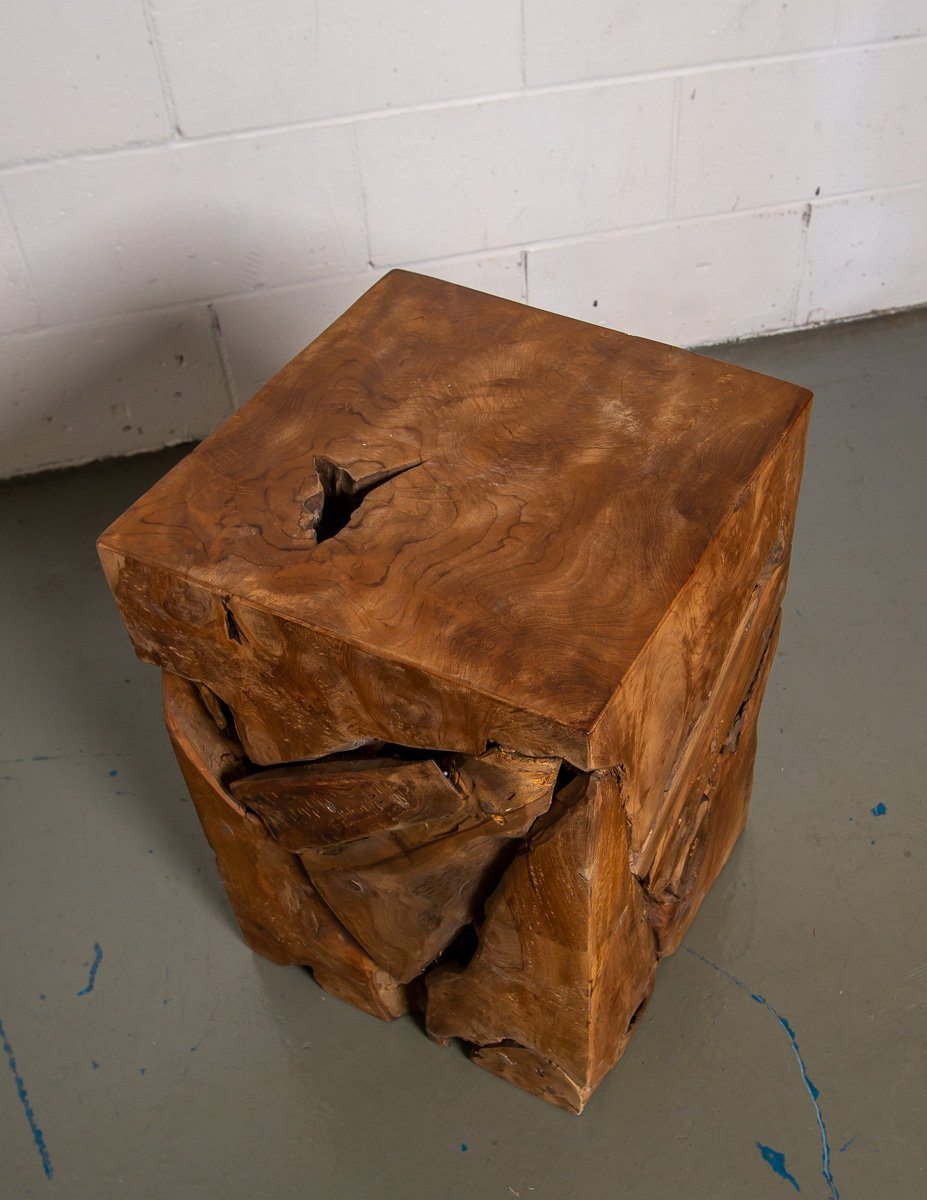 Solid wood RAFT Side Table