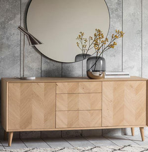 Brand New Frank Hudson Gallery Direct Milano Sideboard