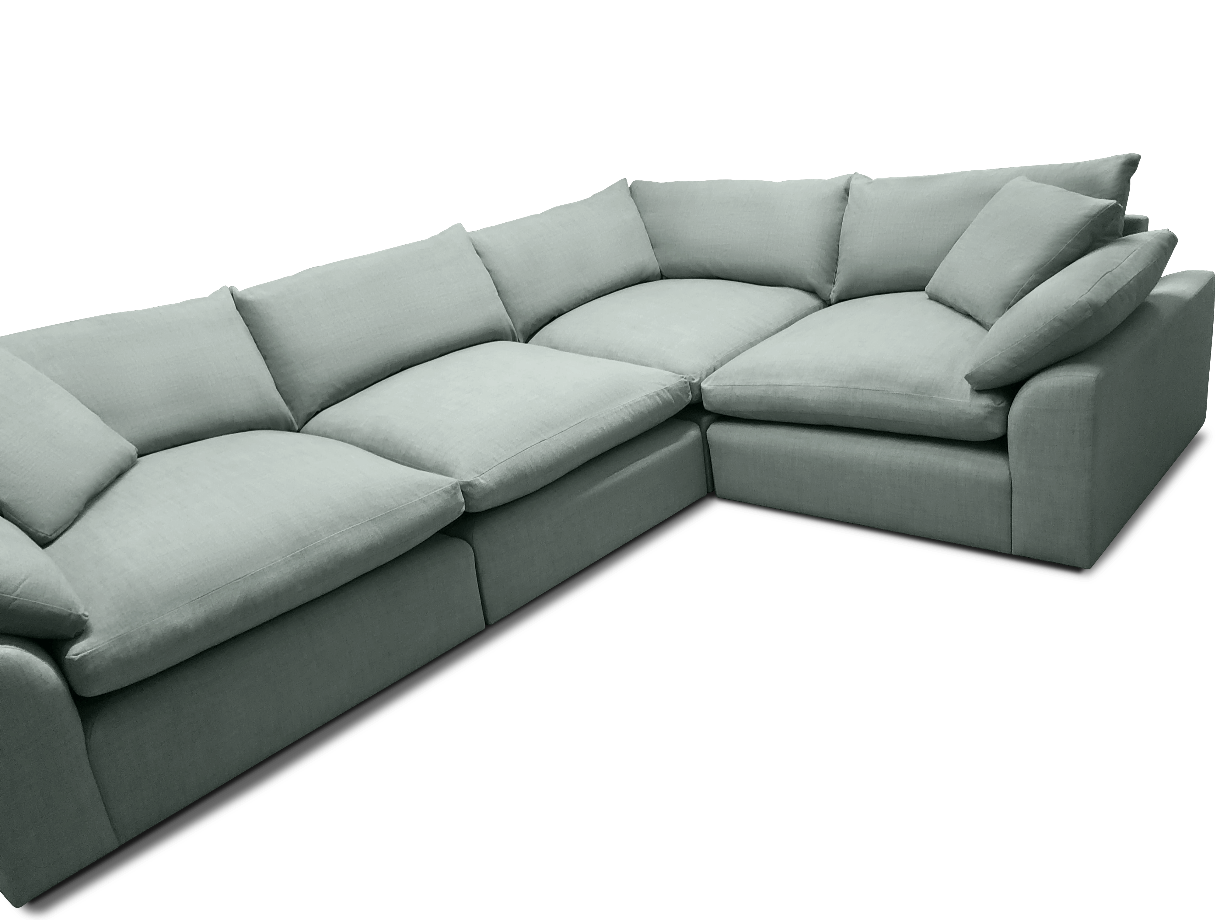 Large Right Hand Loaf Cuddlemuffin Modular Sofa