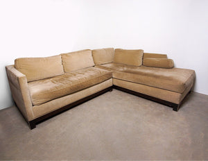 Stylish ABC Carpet and Home NYC L-shaped Sectional