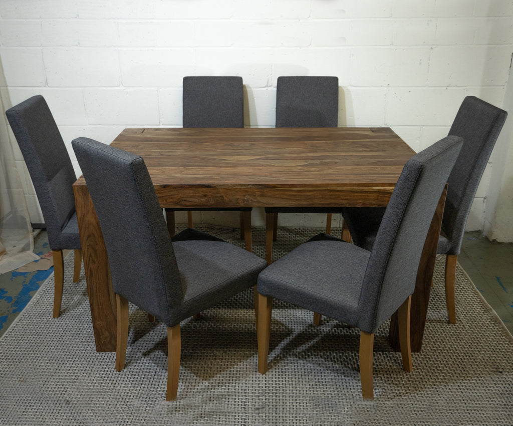 Delife Wooden Dining Room Table with 6 John Lewis Chairs