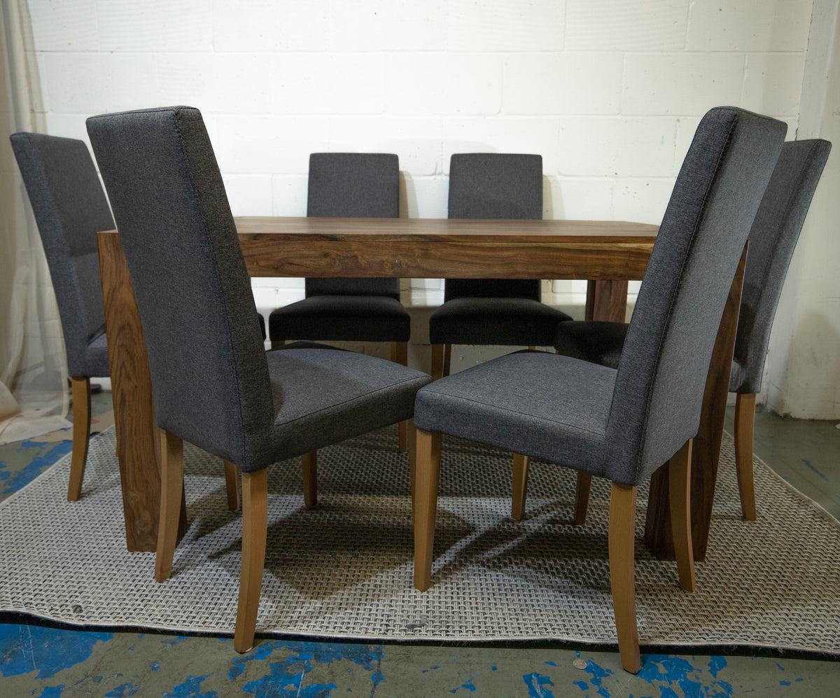 Delife Wooden Dining Room Table with 6 John Lewis Chairs