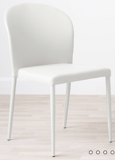 Danetti Stackable Faux Leather Dining Chair